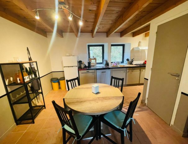 Cuisine du gîte milieu