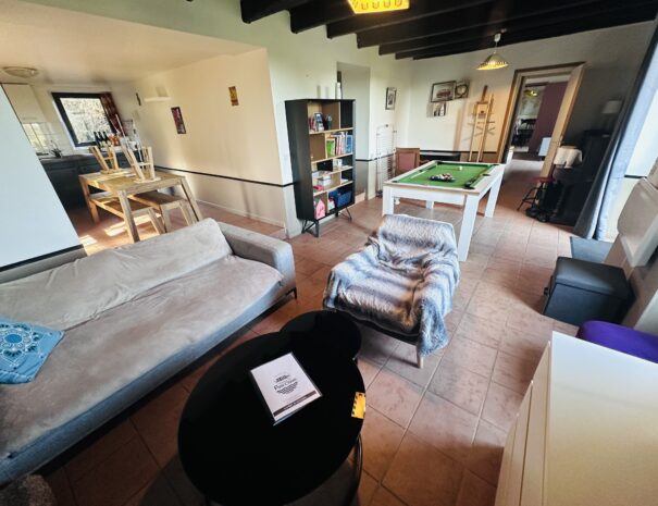 Salon avec billard